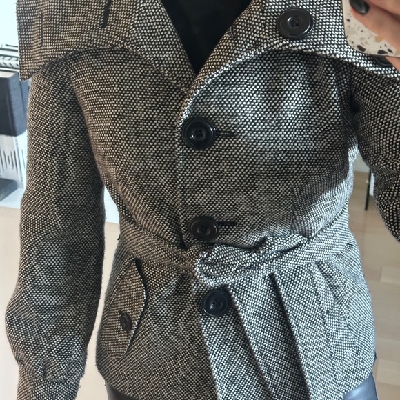 Halogen wool button up trench coat - Picture 4 of 5